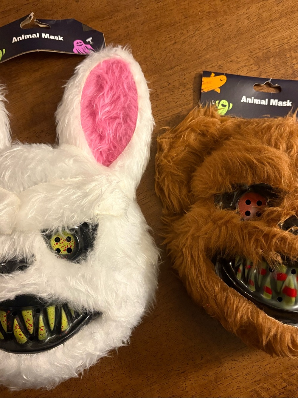 2 Mask from Five Nights at Freddy’s Killer Bunny & Furry Brown Bear